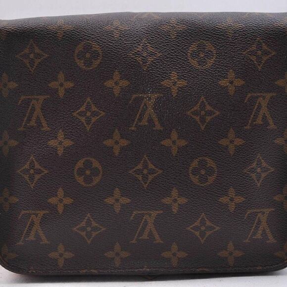 Auth Louis Vuitton Monogram Cartouchiere MM Shoulder Cross Bag - Picture 2 of 12